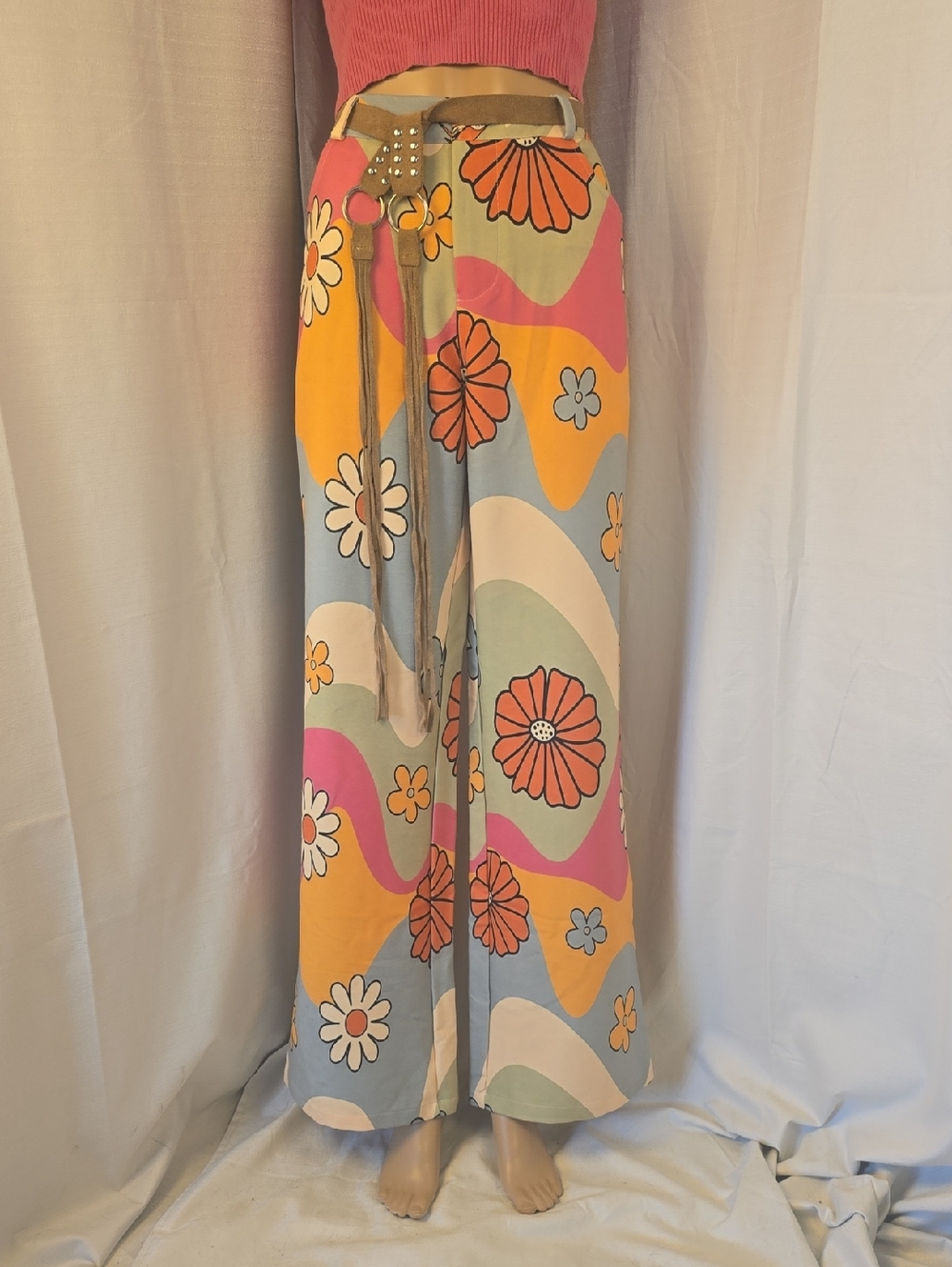 1960's Flower Power Pants